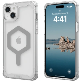 Чехол UAG с поддержкой MagSafe Plyo для iPhone 15 Plus Ice/Silver (114314114333)