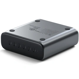 Сетевое зарядное устройство Satechi 200W USB-C 6-Port PD GaN Charger Space Gray