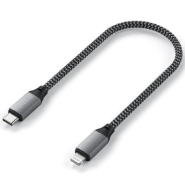 Кабель Satechi USB-C/Lightning 0,25m ST-TCL10M Space Grey