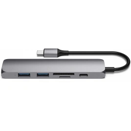 Хаб Satechi USB-C 6 в 1 (ST-SCMA2M) Space Gray