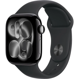 Смарт-часы Apple Watch Series 11 42mm Jet Black Aluminium Case with Black Sport Band M/L