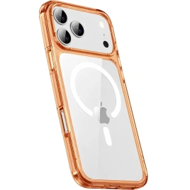Чехол Gurdini Alba Series Protective with MagSafe для iPhone 18 Pro Orange