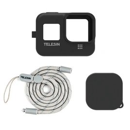 Силиконовый чехол Telesin для GoPro HERO 9 Black (GP-HER-041-BK) Black