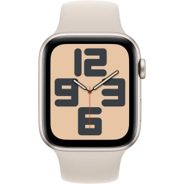 Смарт-часы Apple Watch SE (2023) 40mm Starlight Aluminium Case with Starlight Sport Band M/L (MR9V3)