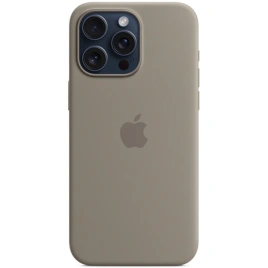 Силиконовый чехол Apple MagSafe для iPhone 15 Pro Max Clay