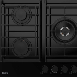 Газовая варочная панель Korting HGG 9955 CTN Black