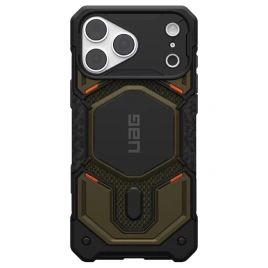 Чехол UAG MagSafe Monarch Pro для iPhone 18 Pro Max Kevlar Element Green (11456811397B)