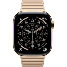 Смарт-часы Apple Watch Series 11 46mm Gold Titanium Case with Gold Link Bracelet