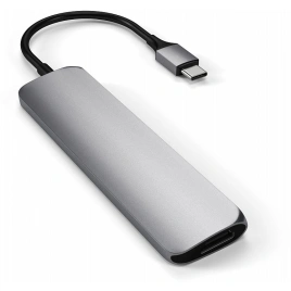 Хаб Satechi USB-C 6 в 1 (ST-SCMA2M) Space Gray