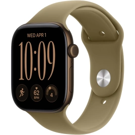 Смарт-часы Apple Watch Series 12 46mm Dark Bronze Aluminum Case with Olive Sport Band S/M