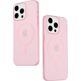 Чехол Gurdini Slim Series with MagSafe для iPhone 16 Pro Max Pink