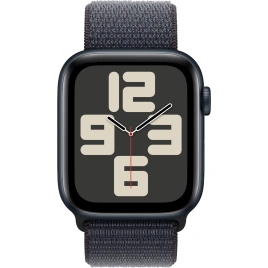 Смарт-часы Apple Watch SE (2024) 40mm Midnight Aluminium Case with Ink Sport Loop (MXEP3)