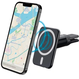 Автомобильный держатель Deppa Mage Safe Sky, магнитный (55202) Black