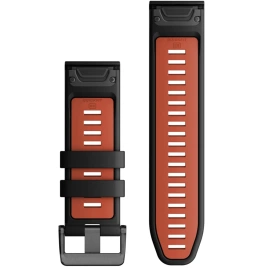 Ремешок Garmin QuickFit Silicone Watch Band (010-13281-04) 26mm Flame Red/Grpahite