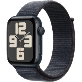 Смарт-часы Apple Watch SE (2024) 40mm Midnight Aluminium Case with Ink Sport Loop (MXEP3)