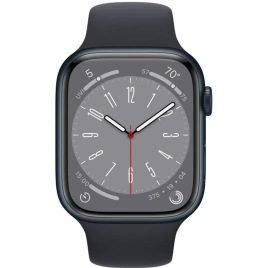 Смарт-часы Apple Watch Series 8 GPS 45mm Midnight/Black Sport Band