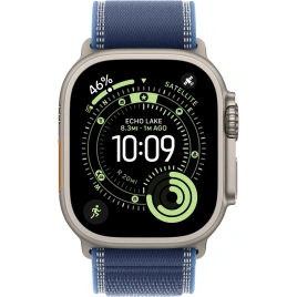 Смарт-часы Apple Watch Ultra 3 (2025) 49mm Natural Titanium Case with Blue/Bright Blue Trail Loop S/M