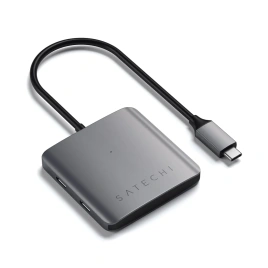 Хаб Satechi USB-С 4 в 1 (ST-UC4PHM) Space Gray