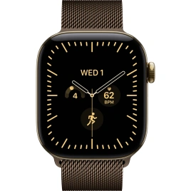 Смарт-часы Apple Watch Series 12 42mm Radiant Gold Titanium Case with Dark Bronze Milanese Loop