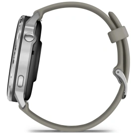 Смарт-часы Garmin Venu 4 45mm Silver Bezel With Silver Gray Silicone Band (010-03014-01)