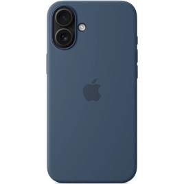 Чехол Apple Silicone Case with MagSafe для iPhone 16 Denim