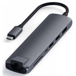 Хаб Satechi USB-C 7 в 1 (ST-UCSMA3M) Space Gray