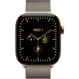 Смарт-часы Apple Watch Series 12 42mm Radiant Gold Titanium Case with Natural Milanese Loop