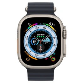 Смарт-часы Apple Watch Ultra GPS + Cellular 49mm Titanium Case with Midnight Ocean Band One Size