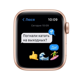 Смарт-часы Apple Watch Series SE GPS 44mm Gold/Starlight (Золото/Сияющая звезда) Sport Band (MKQ53RU/A)
