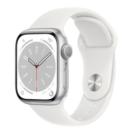 Смарт-часы Apple Watch Series 8 GPS 41mm Silver/White Sport Band