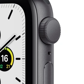Смарт-часы Apple Watch Series SE GPS 44mm Space Gray/Midnight (Серый космос/Черный) Sport Band (MKQ63RU/A)