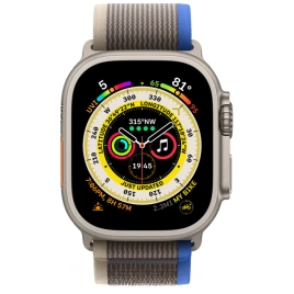 Смарт-часы Apple Watch Ultra GPS + Cellular 49mm Titanium Case with Blue/Gray Trail Loop S/M