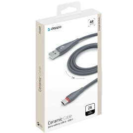 Кабель Deppa USB-C/USB-A 1m 72289 Gray