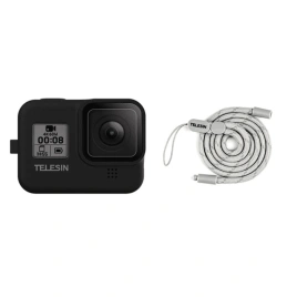Силиконовый чехол Telesin для GoPro HERO 8 Black ( GP-PTC-801-BK) Black