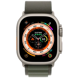 Смарт-часы Apple Watch Ultra GPS + Cellular 49mm Titanium Case with Green Alpine Loop L
