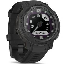Смарт-часы Garmin Instinct Crossover Solar 45mm Tactical Black Band (010-02730-10)