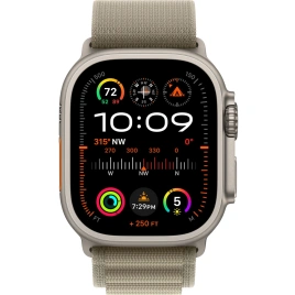 Смарт-часы Apple Watch Ultra 2 49mm Titanium Case with Olive Alpine Loop L