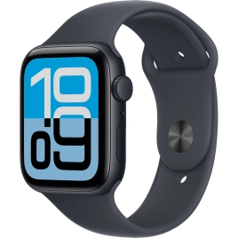 Смарт-часы Apple Watch SE (2025) 44mm Midnight Aluminum Midnight Sport Band M/L
