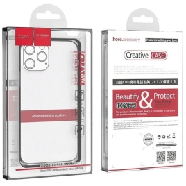 Силиконовый чехол Hoco для iPhone 15 Pro Max Transparent