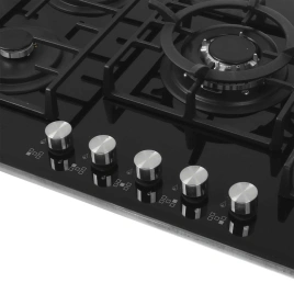 Газовая варочная панель Korting HGG 9835 CTN Black