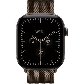 Смарт-часы Apple Watch Series 12 46mm Natural Titanium Case with Dark Bronze Milanese Loop M/L
