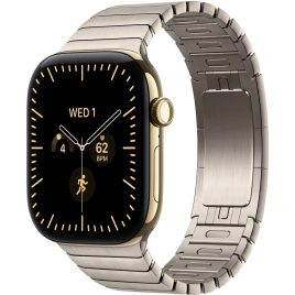 Смарт-часы Apple Watch Series 12 42mm Radiant Gold Titanium Case with Natural Link Bracelet