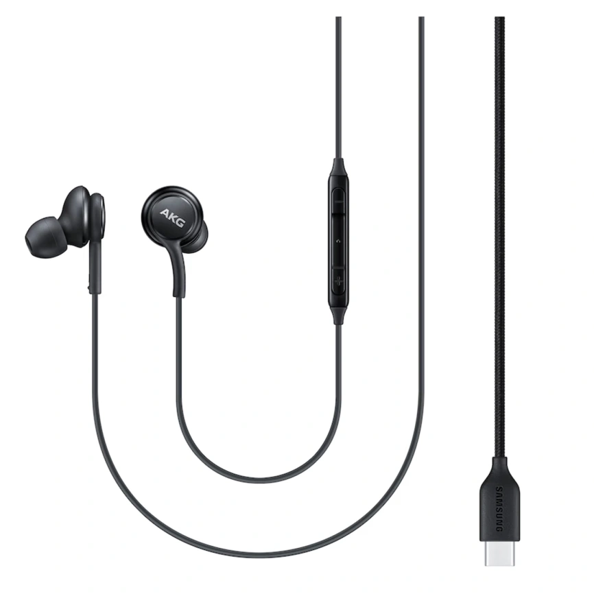 Наушники Samsung Type-C Earphones (EO-IC100) Black фото 1