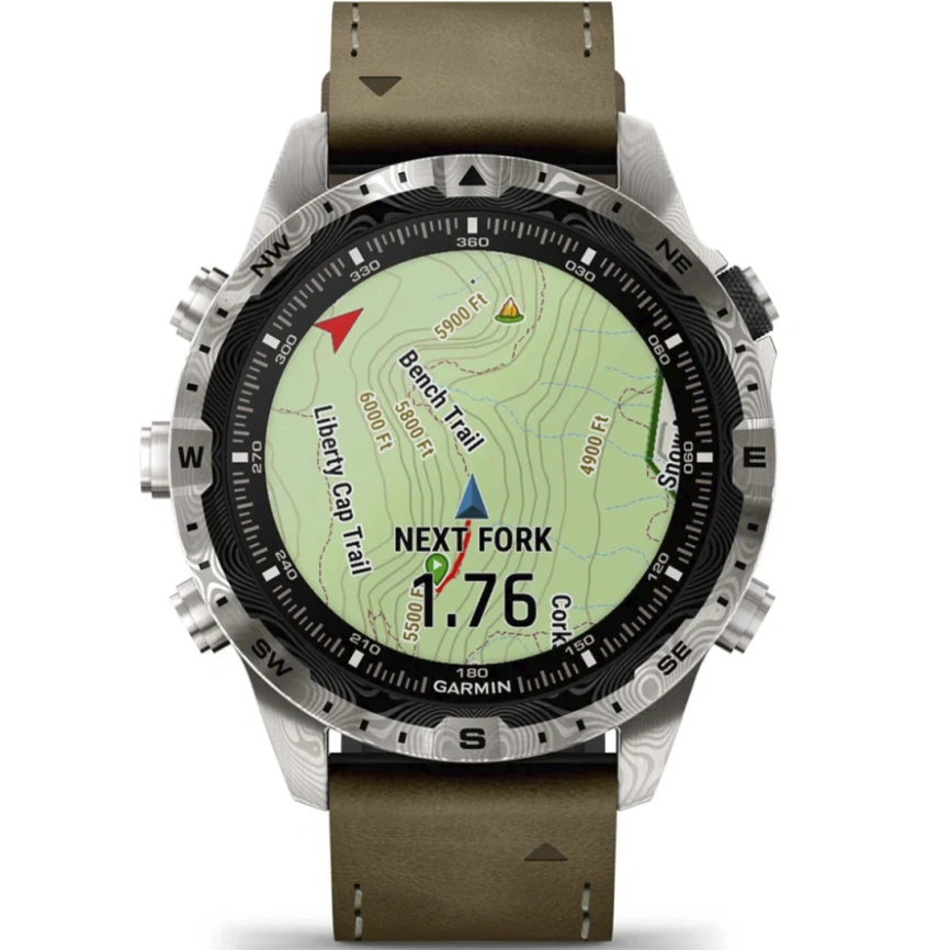 Умные часы Garmin MarQ Adventurer Gen 2 Damascus Steel Edition (010-03393-31) фото 7