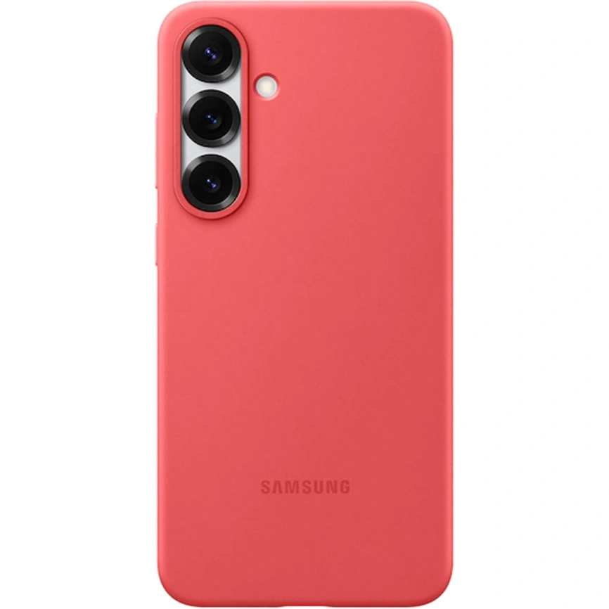 Чехол Samsung Silicone Case для Samsung Galaxy S25 Red фото 4