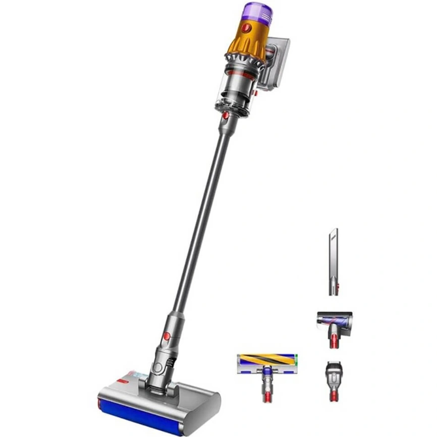 Пылесос Dyson V12S Detect Slim Submarine SV46 Yellow/Nickel фото 2