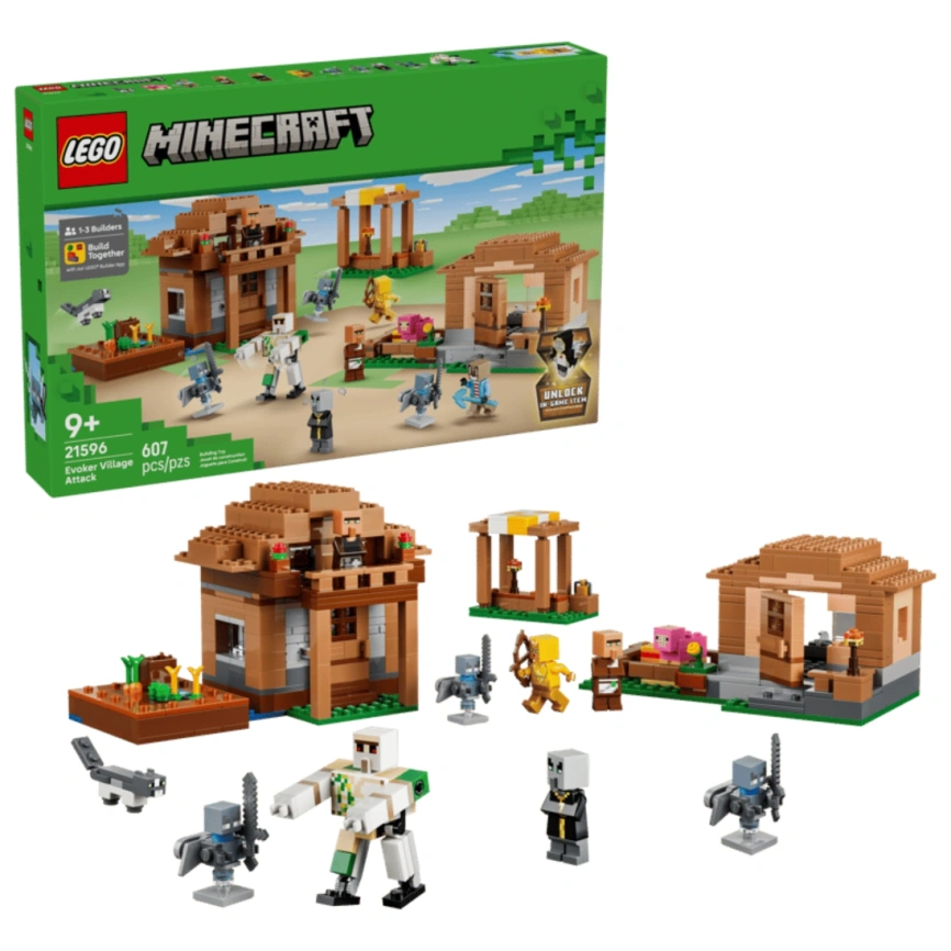 Конструктор LEGO Minecraft Evoker Village Attack 21596 фото 1