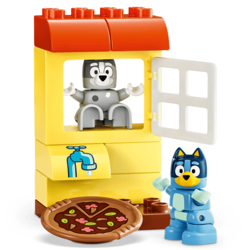 Конструктор LEGO Duplo Pizza Girls with Muffin and Bluey 10469 фото 4