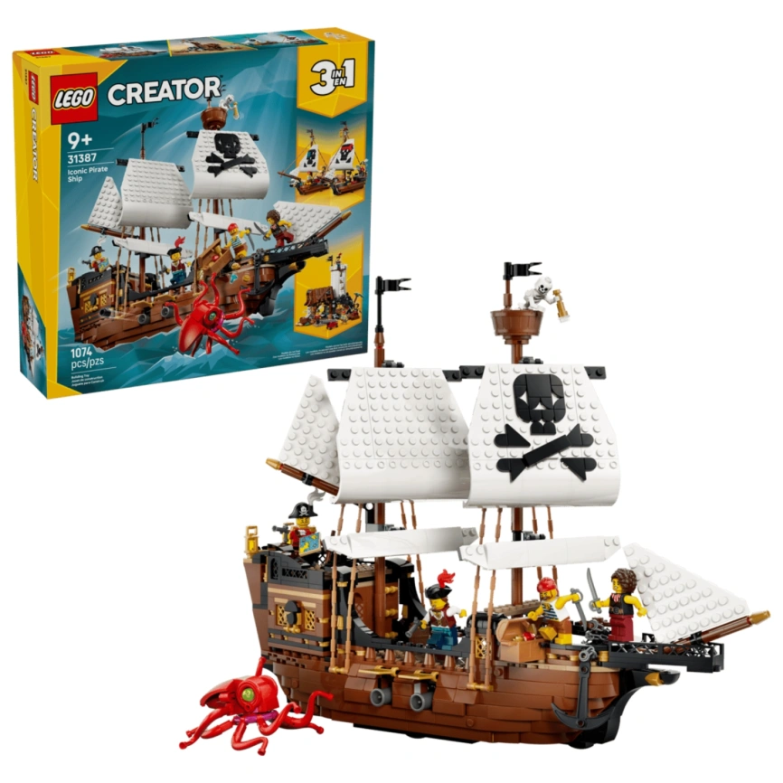 Конструктор LEGO Creator Iconic Pirate Ship 31387 фото 2