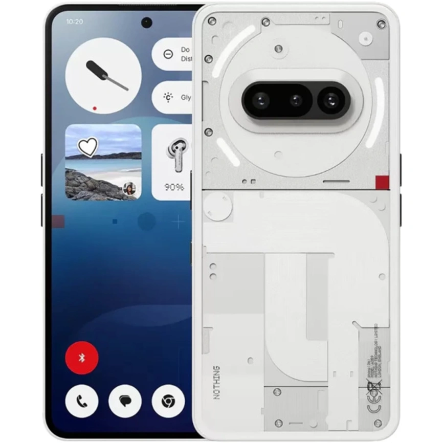 Смартфон Nothing Phone (3A) 8/256Gb White фото 1